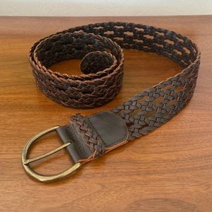 Tarnish Brand Leather Braided Belt - S